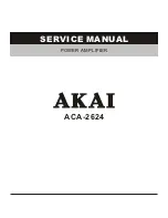 Akai ACA-2624 Service Manual предпросмотр