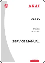 Предварительный просмотр 1 страницы Akai ACL-701 Service Manual