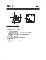 Предварительный просмотр 12 страницы Akai ACP-64 User Manual