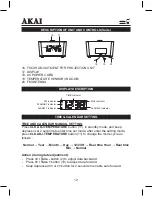 Предварительный просмотр 13 страницы Akai ACP-64 User Manual