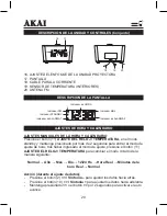 Предварительный просмотр 21 страницы Akai ACP-64 User Manual