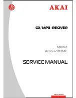 Akai ACR-127MMC Service Manual preview