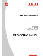 Akai ACR-49MP Service Manual preview