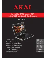 Akai ACVDS950 User Manual preview