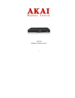 Предварительный просмотр 1 страницы Akai AD 185X Instruction Manual