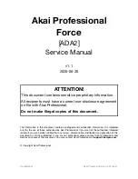 Akai ADA2 Service Manual предпросмотр