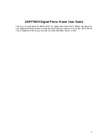 Предварительный просмотр 2 страницы Akai ADPF10XN Instruction Manual