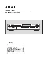 Preview for 1 page of Akai ADR-5800DI Service Manual