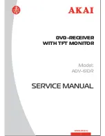 Предварительный просмотр 1 страницы Akai ADV-61DR Service Manual