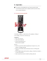 Preview for 13 page of Akai AHC 1500 User Manual