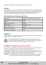 Preview for 26 page of Akai AK-10KGTLW Instruction Manual