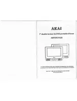 Preview for 13 page of Akai AKPDVD702D Instruction Book