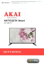 Akai AKTV3227H Smart User Manual preview