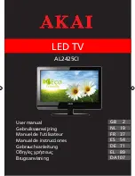 Preview for 1 page of Akai AL2425CI User Manual