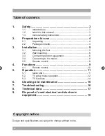 Preview for 2 page of Akai AL2425CI User Manual