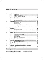 Preview for 2 page of Akai ALD1590H User Manual