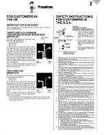 Предварительный просмотр 3 страницы Akai AM-M77 Operator'S Manual