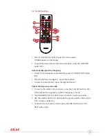 Предварительный просмотр 10 страницы Akai AMC306 User Manual