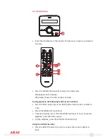 Предварительный просмотр 11 страницы Akai AMC306 User Manual