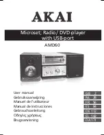 Preview for 1 page of Akai AMD60 User Manual