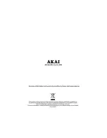 Preview for 38 page of Akai AMP300UCI Operator'S Manual