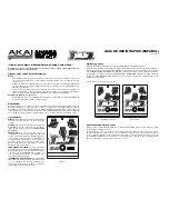 Preview for 2 page of Akai Analog Custom Shop Analog Delay Quick Start Manual