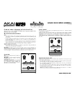 Предварительный просмотр 2 страницы Akai Analog Custom shop Quick Start Manual