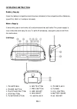 Предварительный просмотр 8 страницы Akai APR-11 User Manual