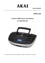 Akai APRC-108 User Manual предпросмотр