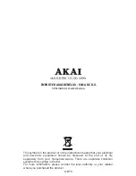 Preview for 27 page of Akai APRC50UC Operator'S Manual