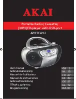 Preview for 1 page of Akai APRTC41U User Manual