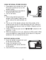 Предварительный просмотр 12 страницы Akai APW10 Operator'S Manual