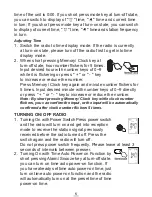 Предварительный просмотр 15 страницы Akai APW10 Operator'S Manual