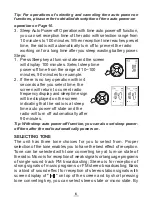 Preview for 16 page of Akai APW10 Operator'S Manual