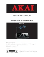 Preview for 1 page of Akai AR270P User Manual