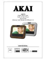 Preview for 1 page of Akai ARF270 User Manual