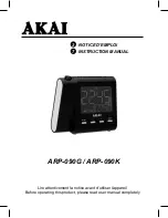 Preview for 1 page of Akai ARP-090G Instruction Manual