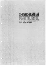 Предварительный просмотр 1 страницы Akai AS-960 Service Manual And Parts List