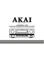 Akai AS005RA-750 Instruction Manual preview