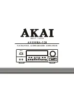 Предварительный просмотр 16 страницы Akai AS110RA-320 Owner'S Manual