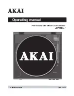 Akai ATT01U Operating Manual preview