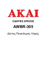 Предварительный просмотр 19 страницы Akai AWBR-305 User Manual