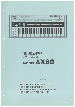 Preview for 1 page of Akai AX80 Service Manual