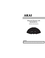 Предварительный просмотр 1 страницы Akai CE7200 Instruction Manual