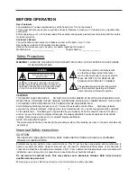 Предварительный просмотр 2 страницы Akai CT-2107ASF Operation Manual