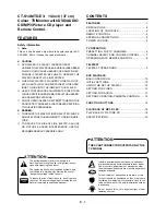 Preview for 2 page of Akai CT-S14MTD-E3 Operator'S Manual