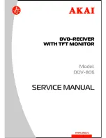 Akai DDV-806 Service Manual предпросмотр