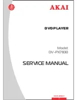 Akai DV-PX7830 Service Manual предпросмотр