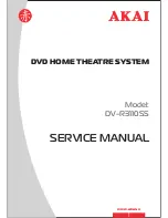 Предварительный просмотр 1 страницы Akai DV-R3110SS Service Manual