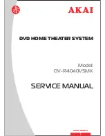 Akai DV-R4040VSMK Service Manual preview